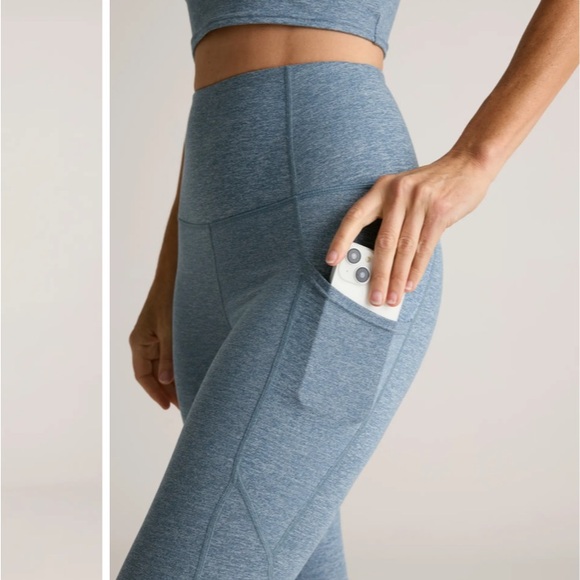 Ultra-Soft Performance Bra and Ultra-Soft Performance Pocket Legging in Blue Fog - Picture 12 of 12